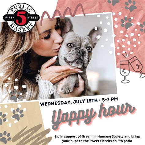 Yappy Hour at Sweet Cheeks on 5th - Greenhill Humane Society