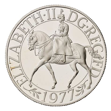 1977 Elizabeth II Jubilee Silver Proof Crown | The Royal Mint