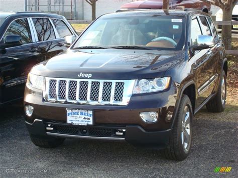 2012 Jeep grand cherokee overland colors