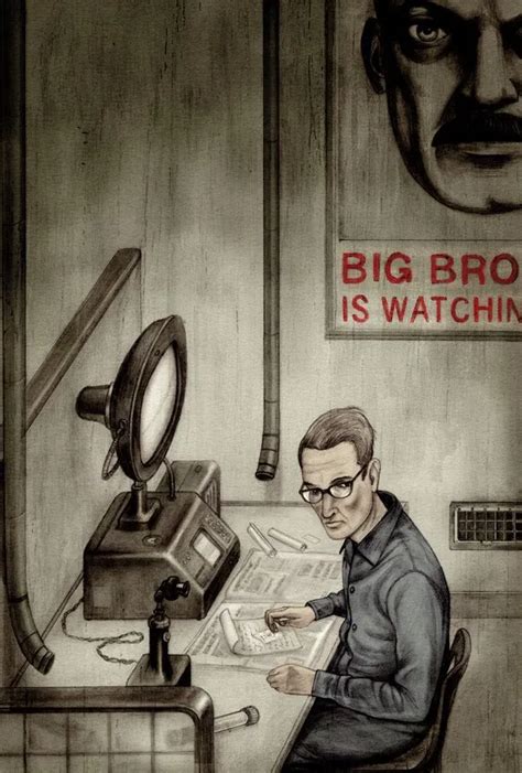 Haunting Illustrations for Orwell’s ‘Nineteen Eighty-Four,’ Introduced by the Courageous ...