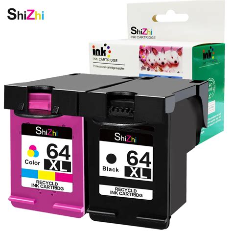 SHIZHI Ink cartridge Compatible For HP 64 XL 64xl HP Envy Photo 6252 ...