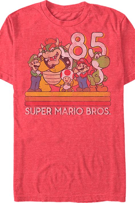 Retro Super Mario Bros. T-Shirt: Nintendo Mens T-Shirt