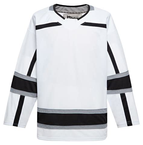 LA KINGS WHITE by Troy Hockey Jersey