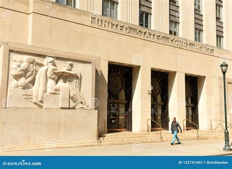 Philadelphia, USA - May 29, 2018: United State Courthouse in Phi ...