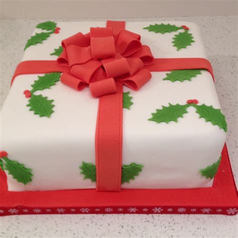 Christmas present cake