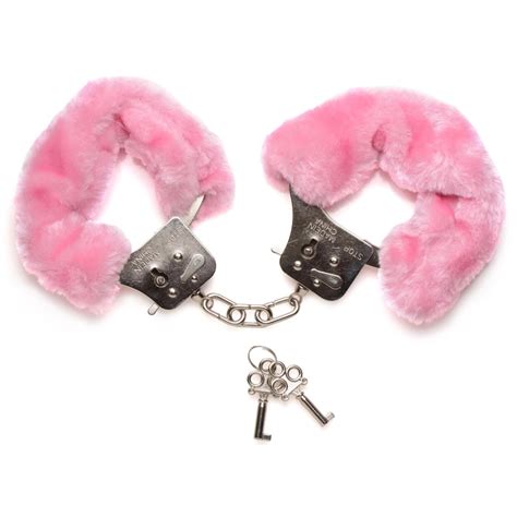 Frisky Fur Handcuffs Pink | Simply Pleasure