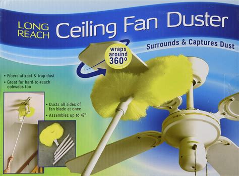 Ceiling Fan Duster Clean Ceiling Fans w/ Ease w/o Climbing on Chairs or Ladders | eBay