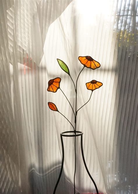 Long Stem Glass Flowers for sale | Only 2 left at -65%