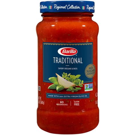 Barilla® Traditional Tomato Pasta Sauce 24 oz - Walmart.com - Walmart.com