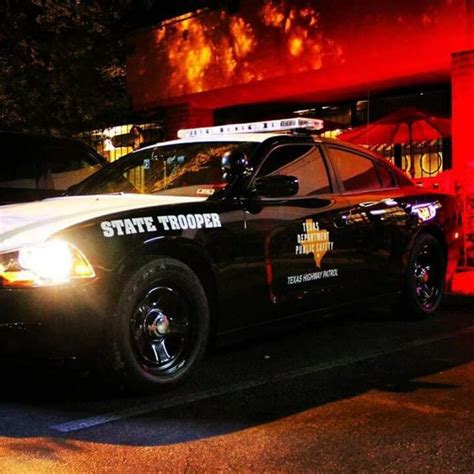 Awesome picture of a Texas State Trooper patrol cruiser !! | Texas state trooper, State trooper ...