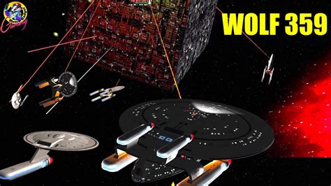 4K The Battle of WOLF 359 - ALL KNOWN SHIPS! - Star Trek Ship Battles ...