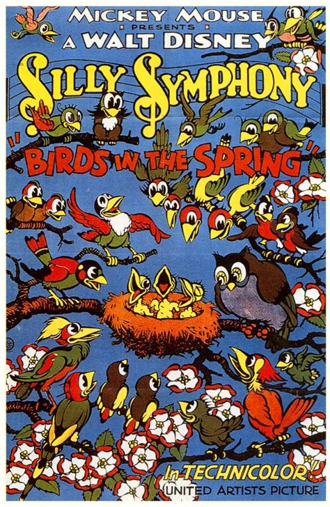 Silly Symphony - Birds in the Spring (1933, USA) - 01 | Vintage disney ...