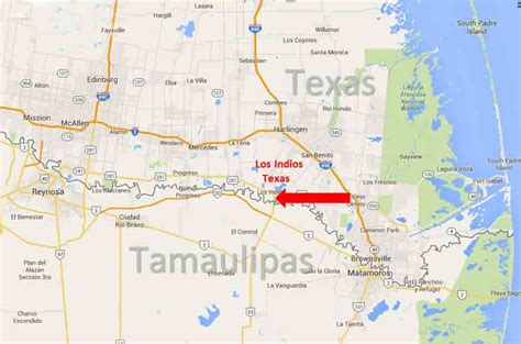 Matamoros Tamaulipas Mexico Map