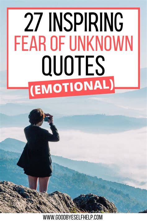 27 Inspiring Fear of Unknown Quotes | Unknown quotes, Fear quotes, Fear ...