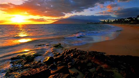 Hawaii Sunset Wallpaper ·① WallpaperTag