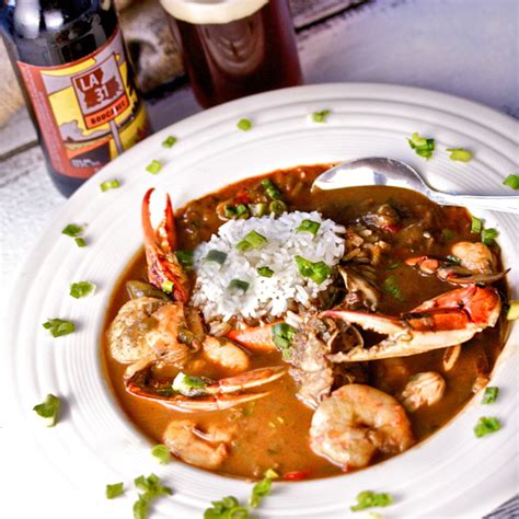 Seafood Gumbo is a Cajun tradition of fresh flavors and spice.