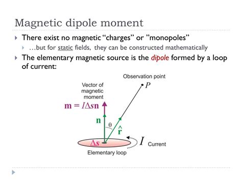 Magnetic Dipole Moment Units