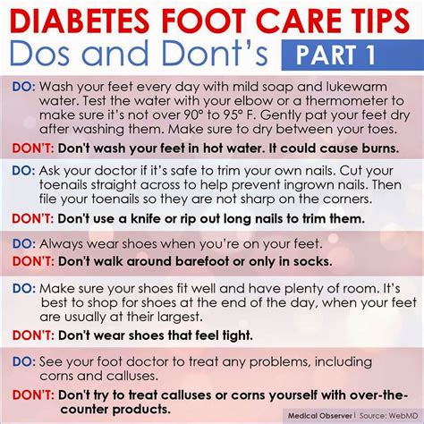 Health Tips for Great Life: DIABETES FOOT CARE TIPS