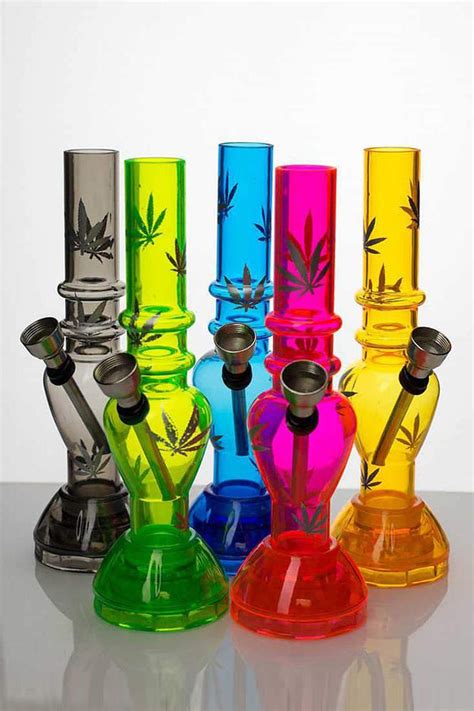 7" acrylic water pipe with grinder | Bong Outlet Canada