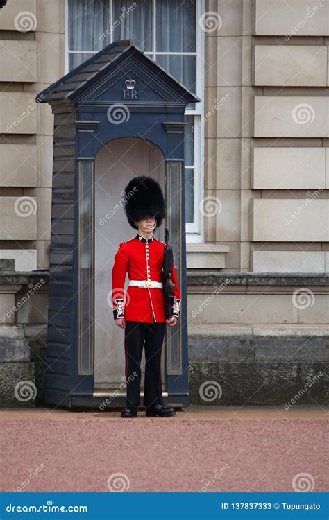 Buckingham Palace Guard editorial stock photo. Image of capital - 137837333