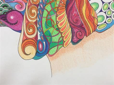 Zentangle Elephant Elephant Art Colored Zentangle Colored Elephant ...