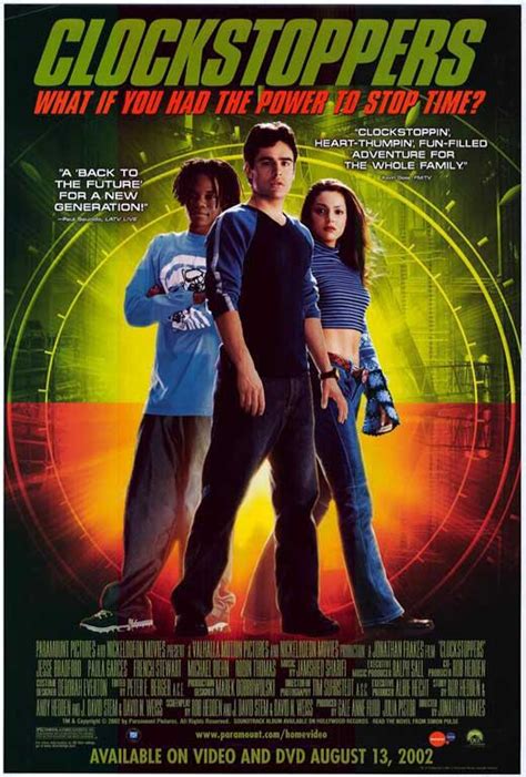 Clockstoppers Movie Posters From Movie Poster Shop