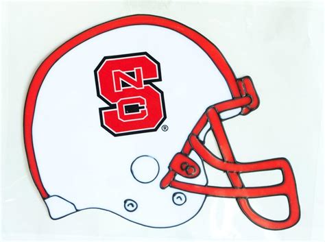 Amazon.com : North Carolina State Wolfpack Helmet Window Cling ...