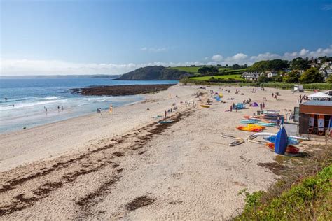 Gyllyngvase Beach Falmouth Cornwall Stock Photo - Image of photograph, cornwall: 158790696