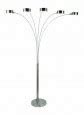 Artiva USA Micah – Modern & Stylish – 5 Arc Brushed Steel Floor Lamp w/ Dimmer Switch, 360 ...