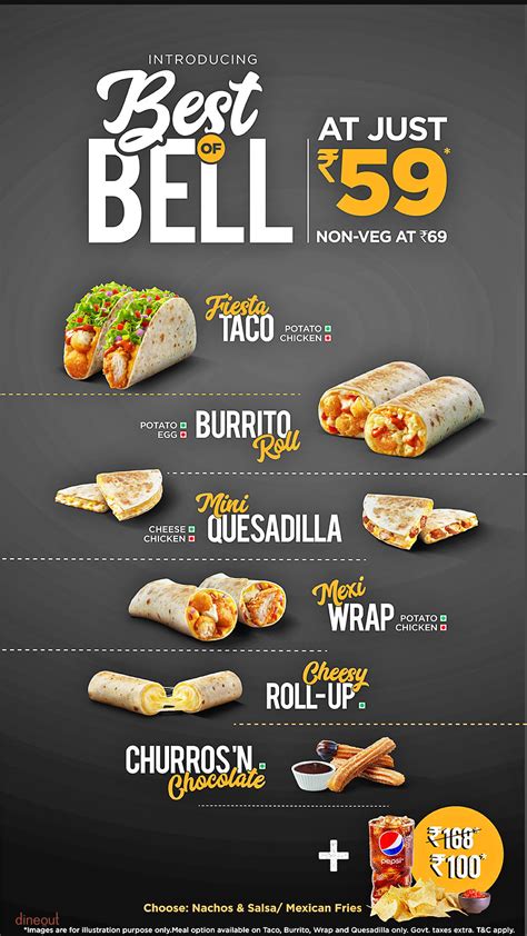 Menu of Taco Bell, Sector 35, Chandigarh | Dineout