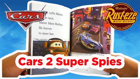 Cars Read Along Story book l Cars 2 - Super Spies l Read Aloud Story Books for Toddlers - YouTube