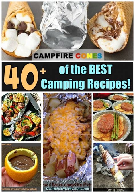 40+ of the BEST Camping Recipes - Kitchen Fun With My 3 Sons