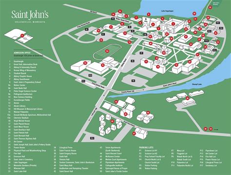 27 St John's University Map - Maps Online For You