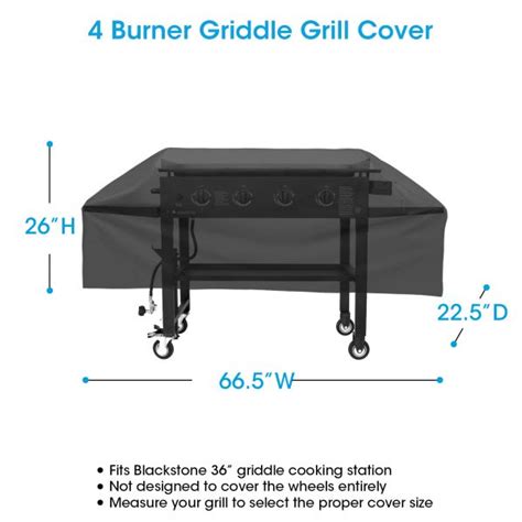 Heavy Duty Waterproof Grill Cover for Blackstone 36 Inch | Unicook