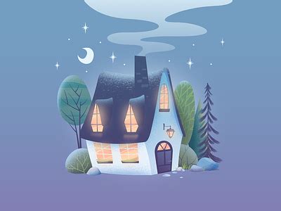 Cozy Cottage by lazymau on Dribbble