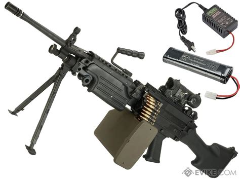 G&P M249 SAW Airsoft AEG Rifle (Model: Ver2 / Marine / Add Battery + Charger), Airsoft Guns ...