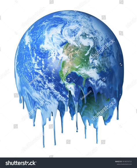 Global Warming Earth Melting