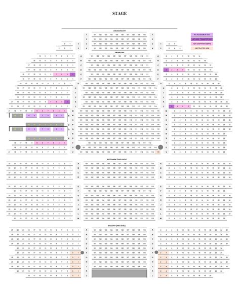 Seating Charts | Boch Center