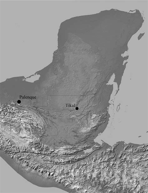 Location map of Palenque | Download Scientific Diagram