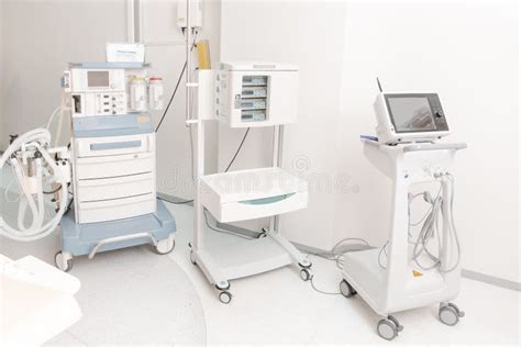 Technologically Advanced Equipment in CT or MRI Scan Room. Modern Hospital Laboratory Stock ...