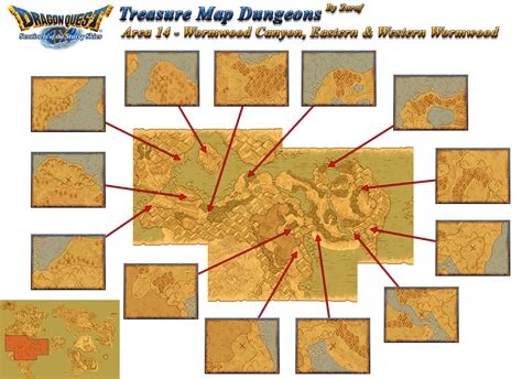 Dragon Quest 9 Grotto Maps