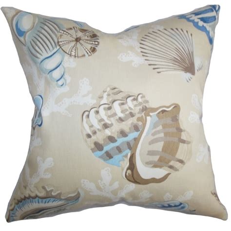 Shop Tait Coastal Blue Natural Down Filled Throw Pillow - Free Shipping Today - Overstock.com ...