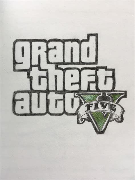 GTA5 Logo Drawing : r/drawing