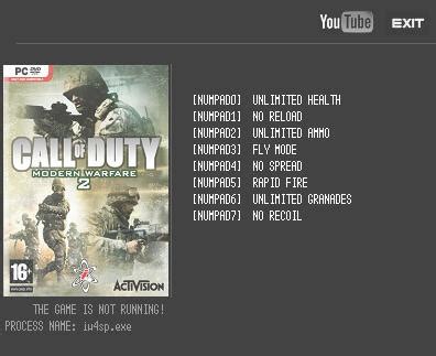 Call of Duty: Modern Warfare 2 Trainer +8 v1.0 LIRW GHL - download ...