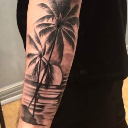 100 Inspirational Palm Tree Tattoos