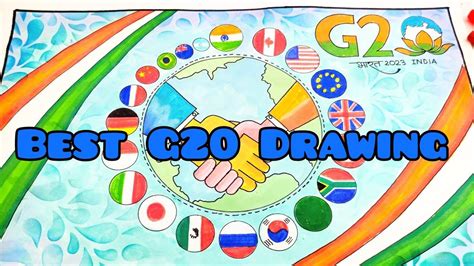 G20 Drawing / G20 India Logo Drawing | One Earth_One Family_One Future ...