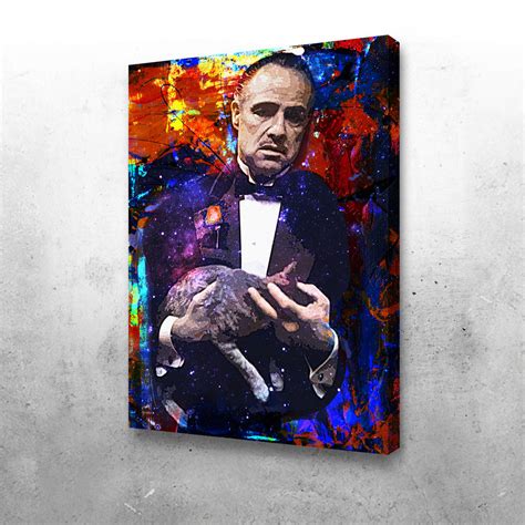 Don Corleone Canvas Set – Legendary Wall Art