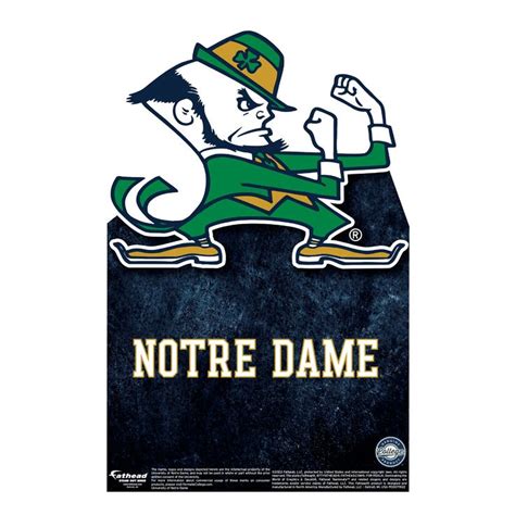 Notre Dame Fighting Irish: 2022 Leprechaun Mini Cardstock Cutout - Off ...