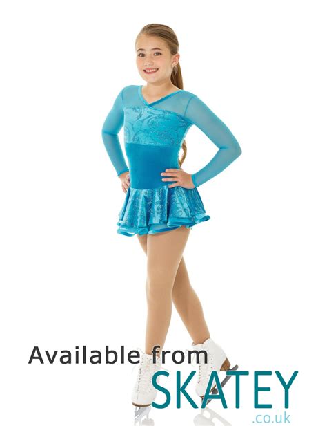 Mondor Glitter Velvet Ice Skating Dress From Skatey.co.uk