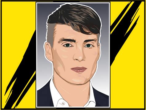 Cartoon portrait using mobile device #cillian murphy by Ali Bayazid on Dribbble